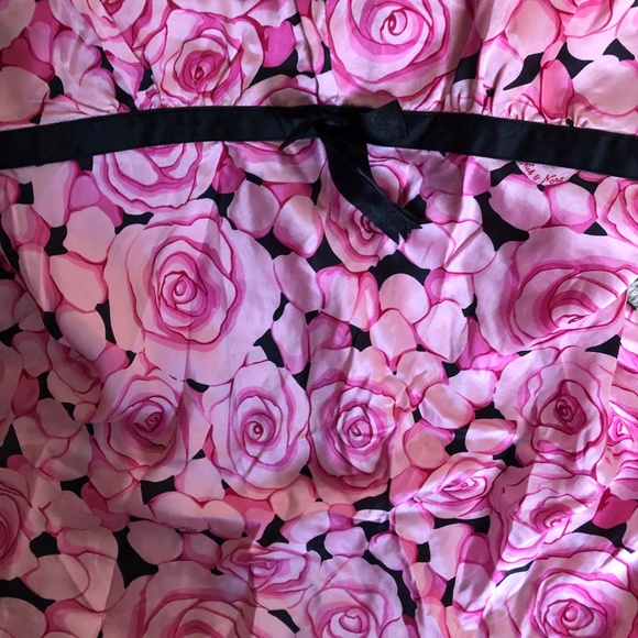 1)1996 VINTAGE NICK&NORA ROSES CHEMISE, SZXL,100%SILK, BEYOND EUC, VERY ELEGANT - Picture 3 of 15